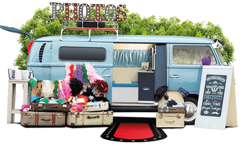 retro volkswagenbus huren bruiloft